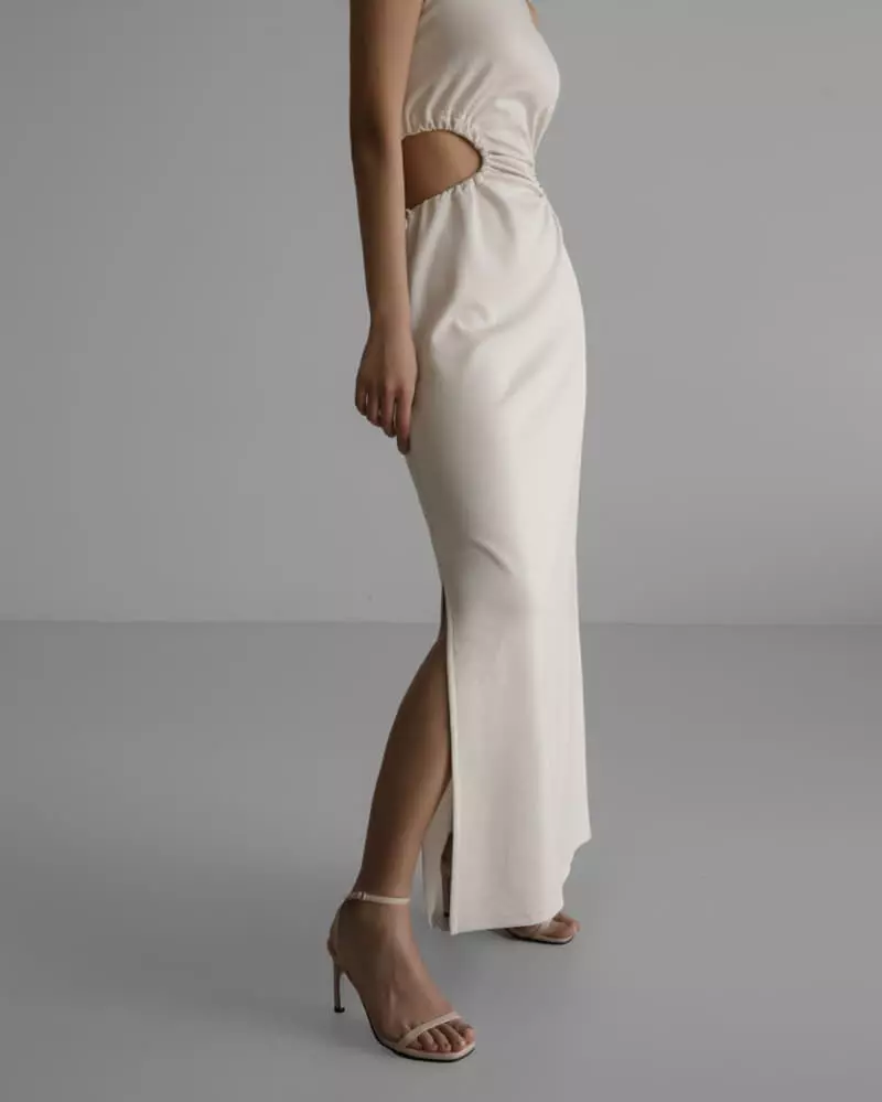 Paper Moon - Korean Women Fashion - #womensfashion - Cut Out Jersey Maxi Sleeveless One-piece - 5
