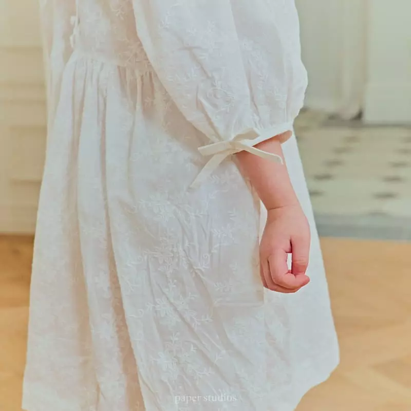 Paper Studios - Korean Children Fashion - #childrensboutique - Balloon Lace One-piece - 5