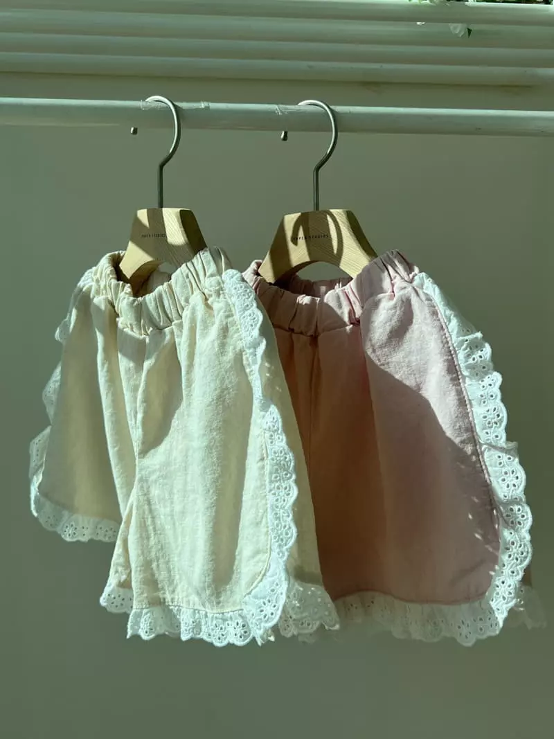Paper Studios - Korean Children Fashion - #fashionkids - Line Lace Pants - 7