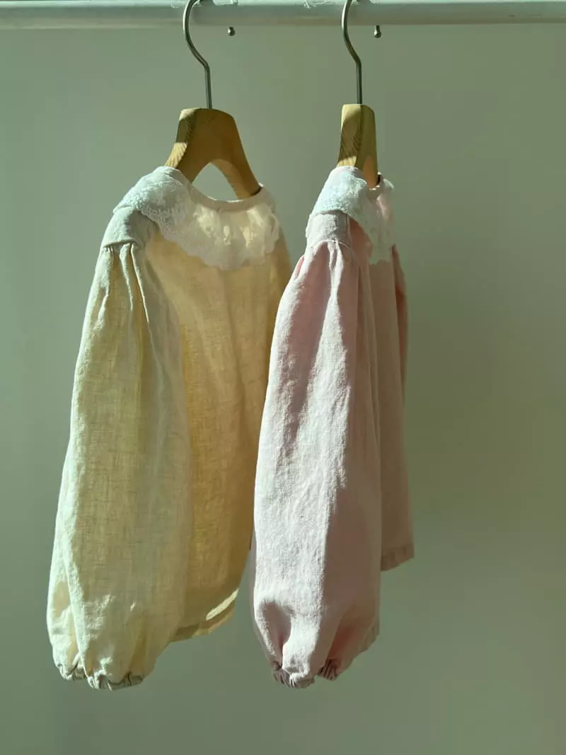 Paper Studios - Korean Children Fashion - #kidsshorts - Line Lace Cardigan - 7