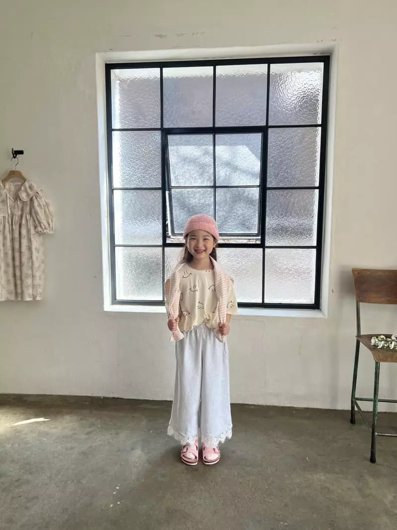 Paper Studios - Korean Children Fashion - #kidsshorts - Lace Pants - 3