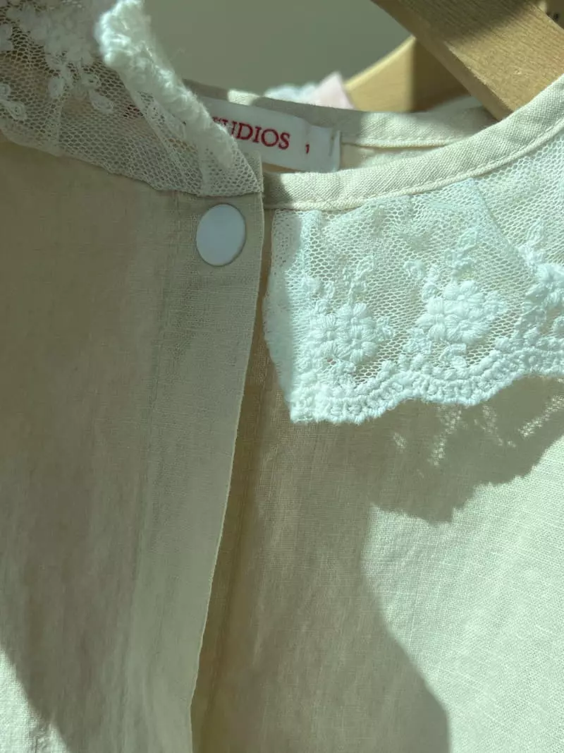 Paper Studios - Korean Children Fashion - #kidzfashiontrend - Line Lace Cardigan - 9