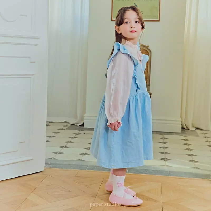 Paper Studios - Korean Children Fashion - #magicofchildhood - Denim One-piece - 6