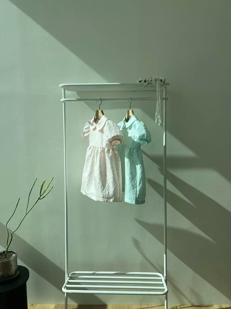 Paper Studios - Korean Children Fashion - #stylishchildhood - Flower Jacquard One-piece - 7
