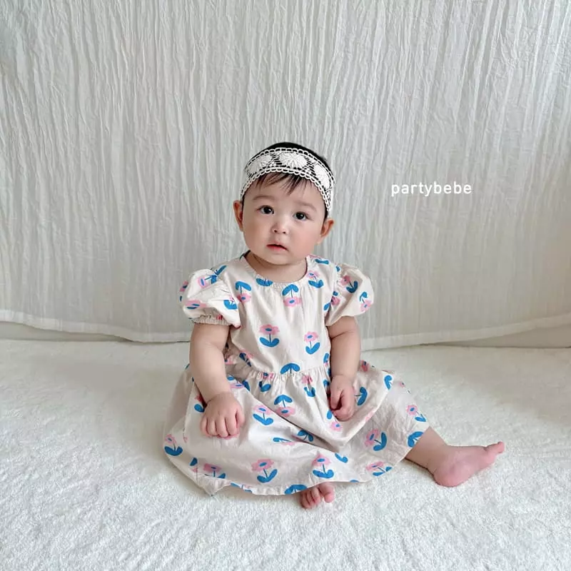 Party Kids - Korean Baby Fashion - #babyboutique - Dandelion One-piece - 8