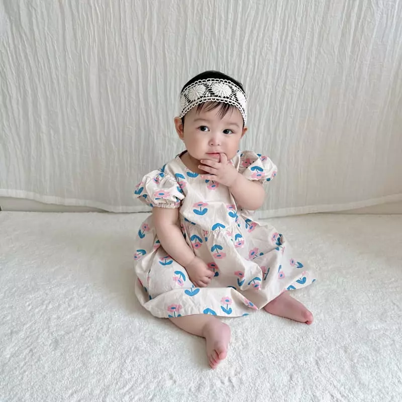 Party Kids - Korean Baby Fashion - #babyboutiqueclothing - Dandelion One-piece - 9