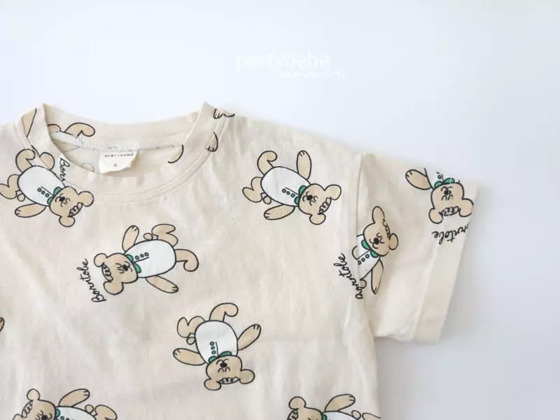 Party Kids - Korean Baby Fashion - #babyboutiqueclothing - Bear Tee - 5