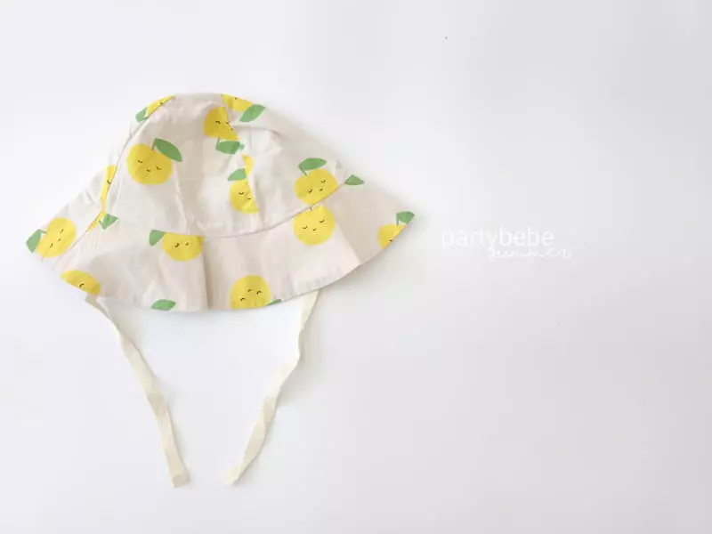 Party Kids - Korean Baby Fashion - #babyfashion - Apple Bodysuit with Bucket Hat - 7