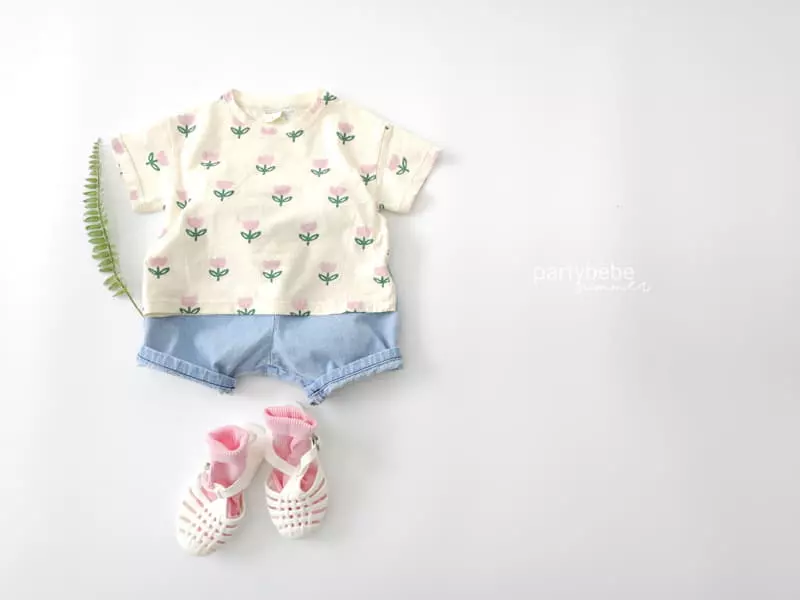 Party Kids - Korean Baby Fashion - #babyfashion - Tulip Tee - 2
