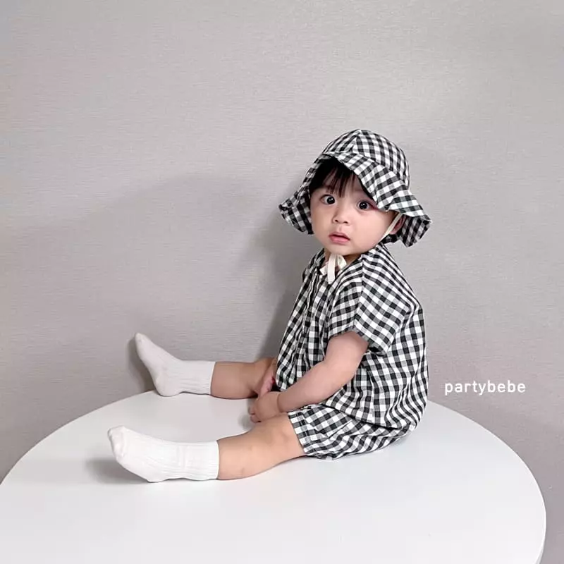 Party Kids - Korean Baby Fashion - #babyfashion - Square Bodysuit Set - 8