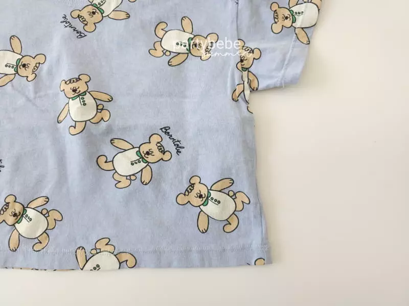 Party Kids - Korean Baby Fashion - #babyfever - Bear Tee