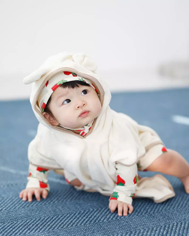 Party Kids - Korean Baby Fashion - #babyfever - Strawberry Rashguard Set - 6
