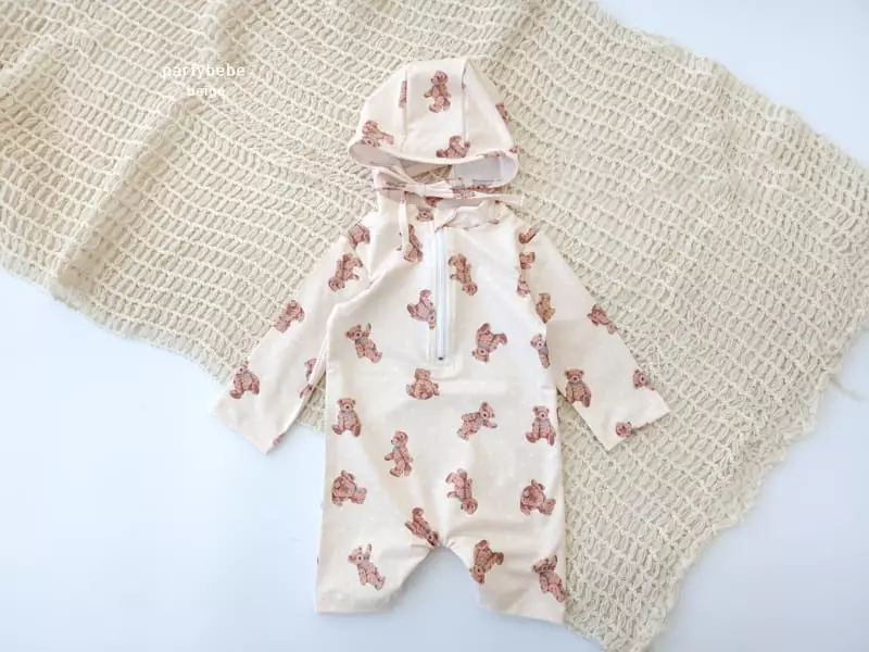 Party Kids - Korean Baby Fashion - #babyfever - Bear Rashguard Set - 5