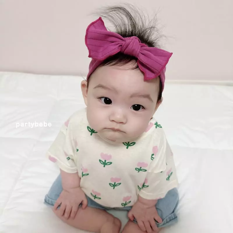 Party Kids - Korean Baby Fashion - #babylifestyle - Tulip Tee - 5
