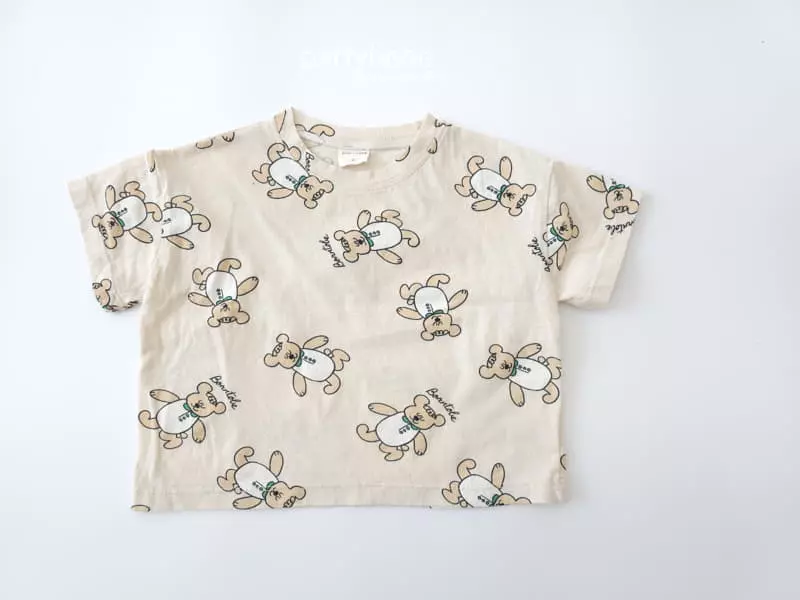 Party Kids - Korean Baby Fashion - #babylifestyle - Bear Tee - 3