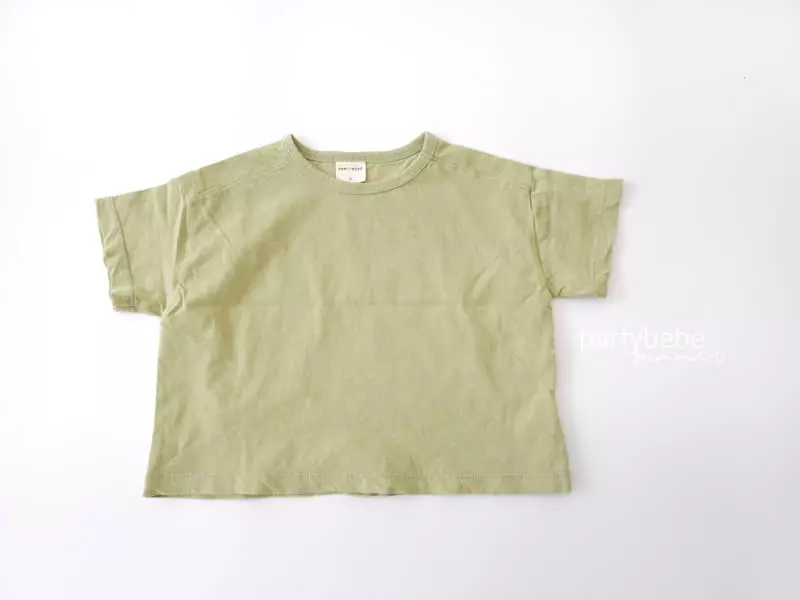 Party Kids - Korean Baby Fashion - #babylifestyle - Simple Tee - 4
