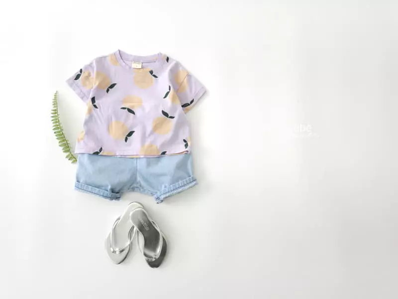 Party Kids - Korean Baby Fashion - #babyoninstagram - Peach Tee - 9