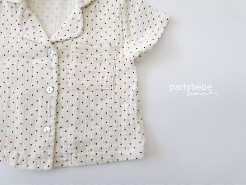 Party Kids - Korean Baby Fashion - #babyootd - Tailor Top Bottom Set - 2
