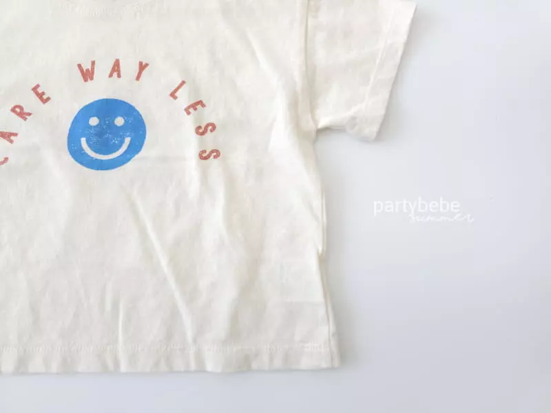 Party Kids - Korean Baby Fashion - #babyoutfit - Smile Tee - 5