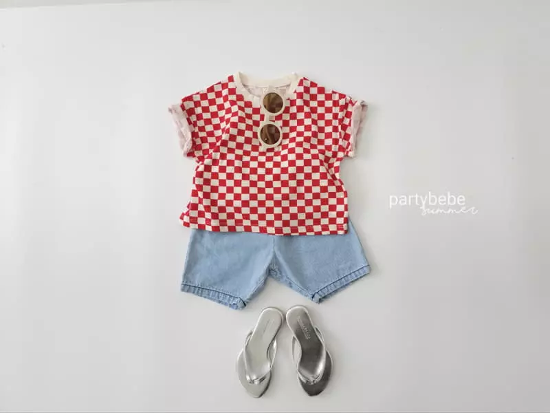 Party Kids - Korean Baby Fashion - #babyoutfit - Bans Tee - 10