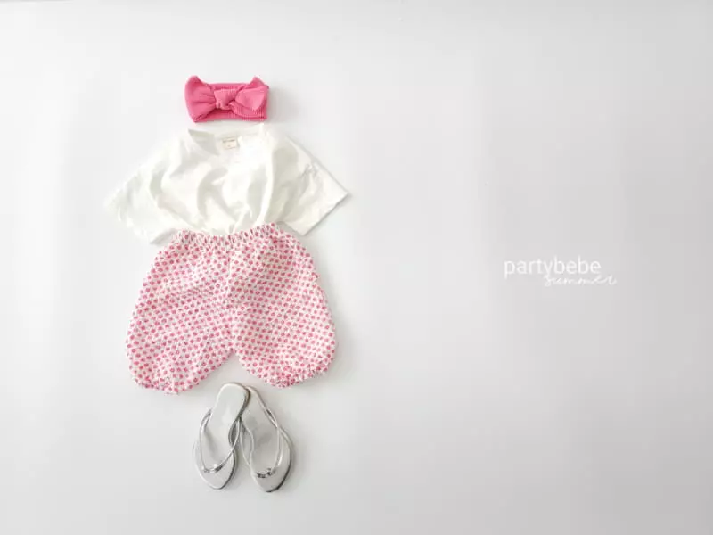 Party Kids - Korean Baby Fashion - #babywear - Flower Pants - 5