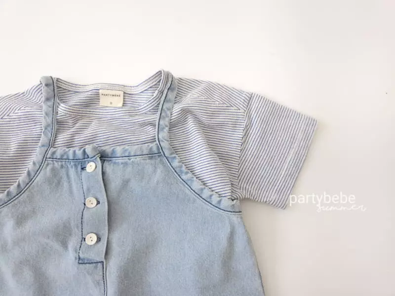 Party Kids - Korean Baby Fashion - #onlinebabyboutique - Congi Overalls - 4