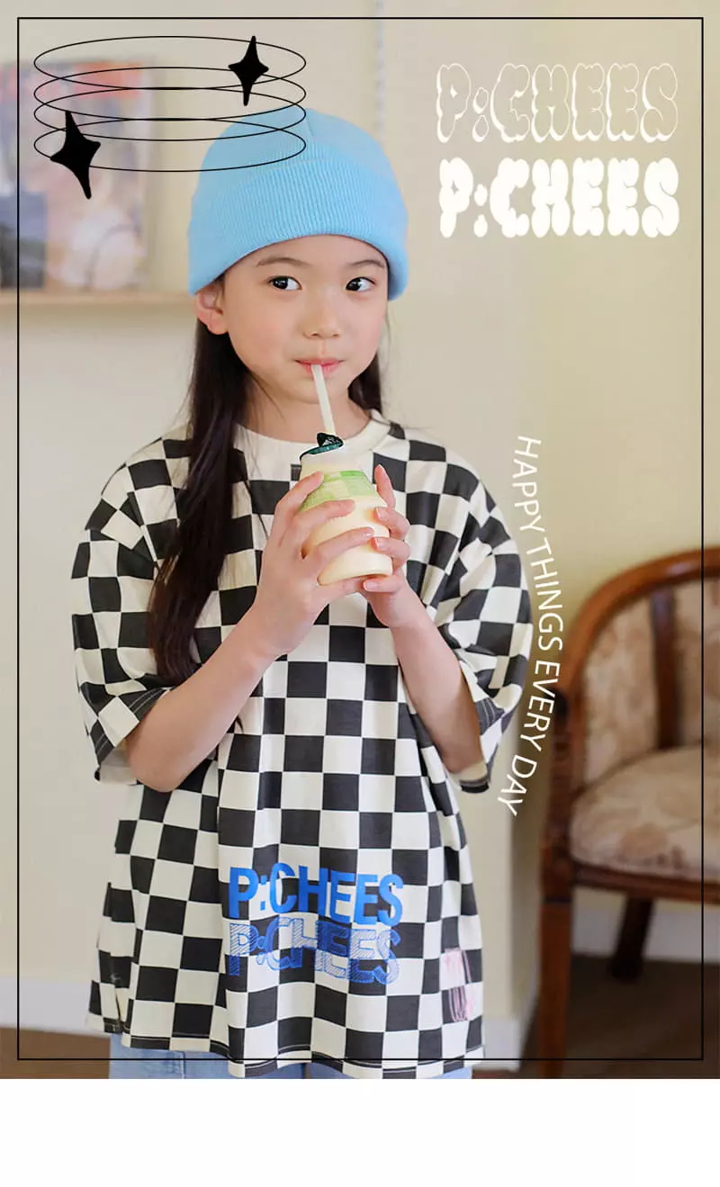 Peach-Cream - Korean Children Fashion - #kidsshorts - Bikky Tee