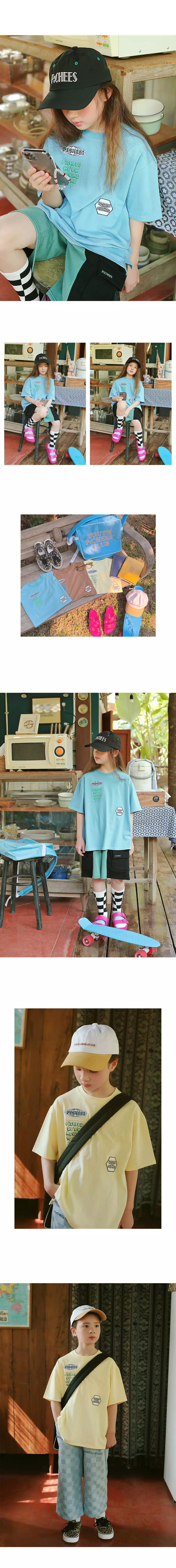 Peach-Cream - Korean Junior Fashion - #fashionkids - Webin Tee - 2