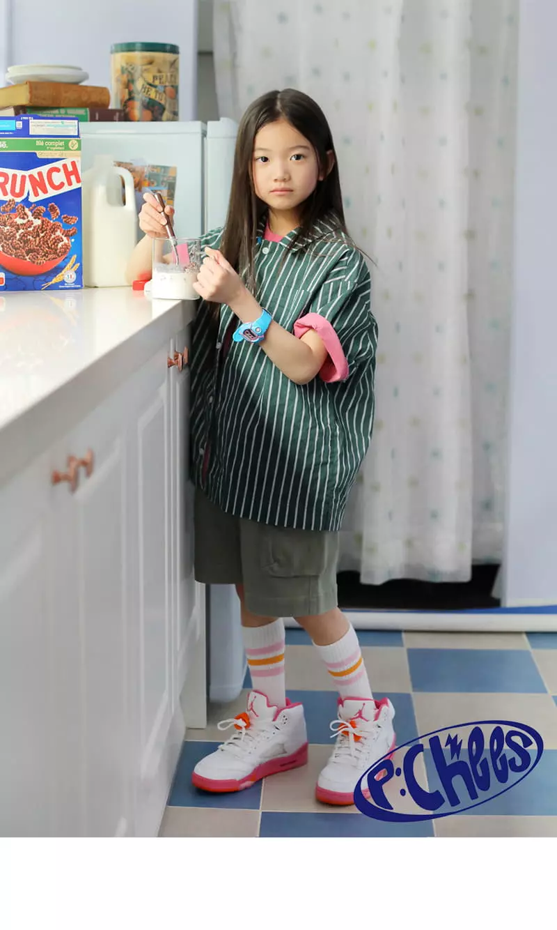 Peach-Cream - Korean Junior Fashion - #toddlerclothing - Lody Shirt