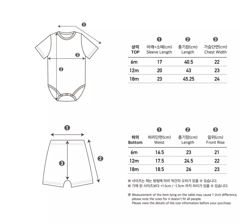 Peekaboo - Korean Baby Fashion - #babylifestyle - Colcol Bodysuit Shorts Set - 6