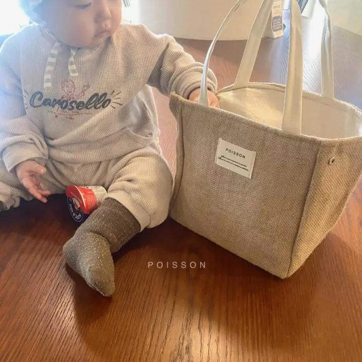 Poisson - Korean Children Fashion - #Kfashion4kids - Natural Bag - 2