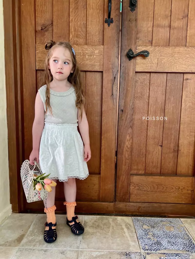 Poisson - Korean Children Fashion - #Kfashion4kids - Blan Skirt - 10