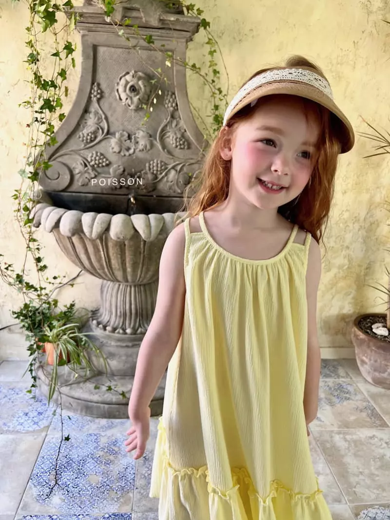 Poisson - Korean Children Fashion - #Kfashion4kids - Lorena Frill Long One-piece - 9