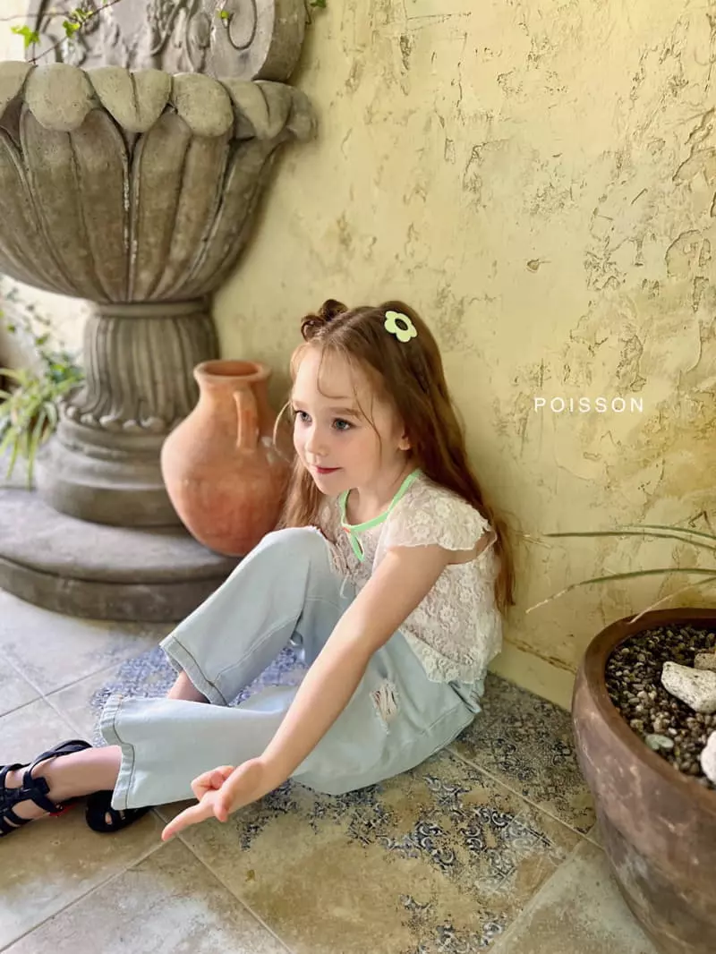Poisson - Korean Children Fashion - #Kfashion4kids - Lace Puff Tee - 5