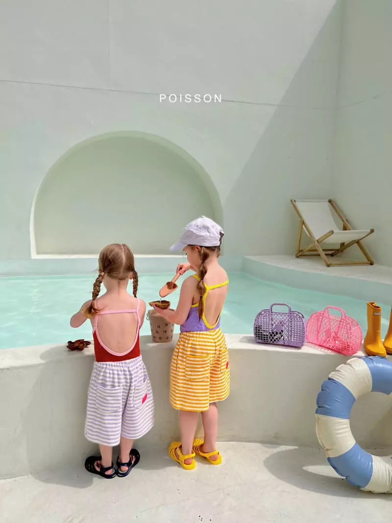 Poisson - Korean Children Fashion - #kidzfashiontrend - Mono Kinny Swimwear - 4