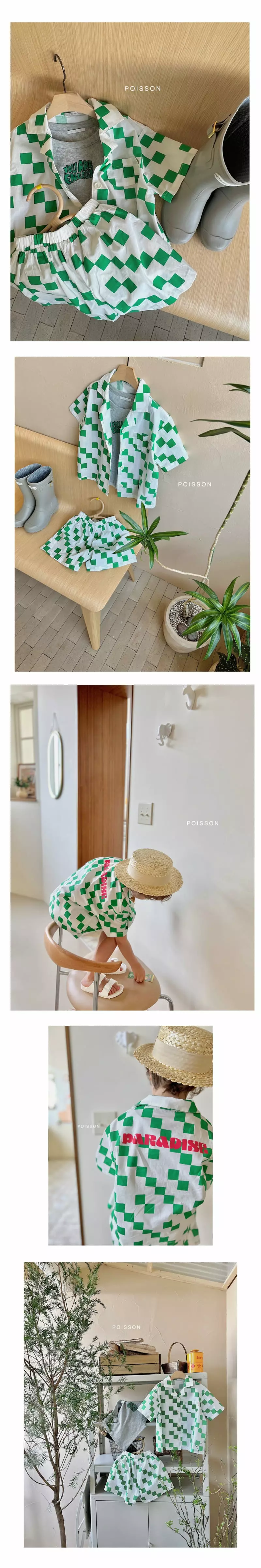 Poisson - Korean Children Fashion - #childofig - Paradise Top Bottom Set - 5