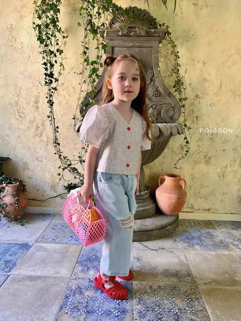 Poisson - Korean Children Fashion - #kidsstore - Lagge Blouse