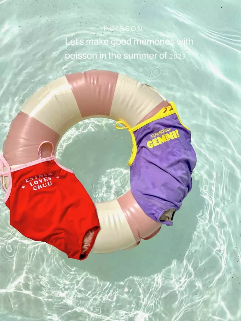 Poisson - Korean Children Fashion - #magicofchildhood - Mono Kinny Swimwear - 6