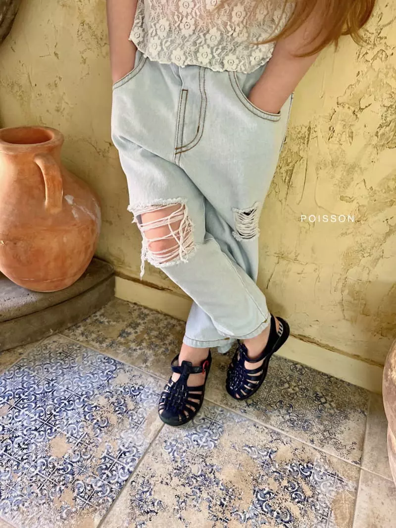 Poisson - Korean Children Fashion - #minifashionista - Lace Puff Tee - 8
