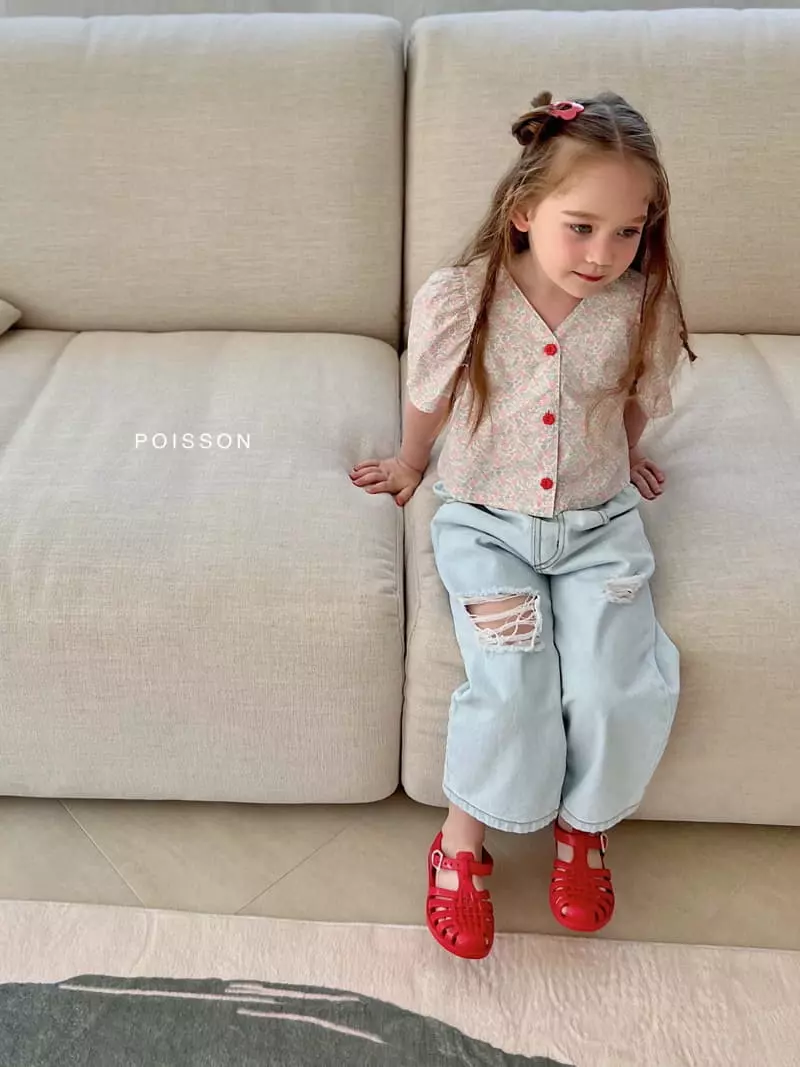 Poisson - Korean Children Fashion - #minifashionista - Lagge Blouse - 6