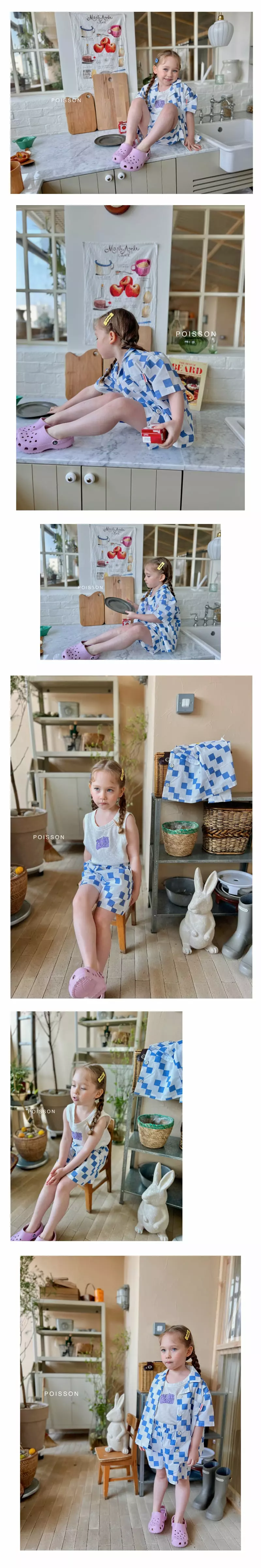 Poisson - Korean Children Fashion - #todddlerfashion - Paradise Top Bottom Set - 2