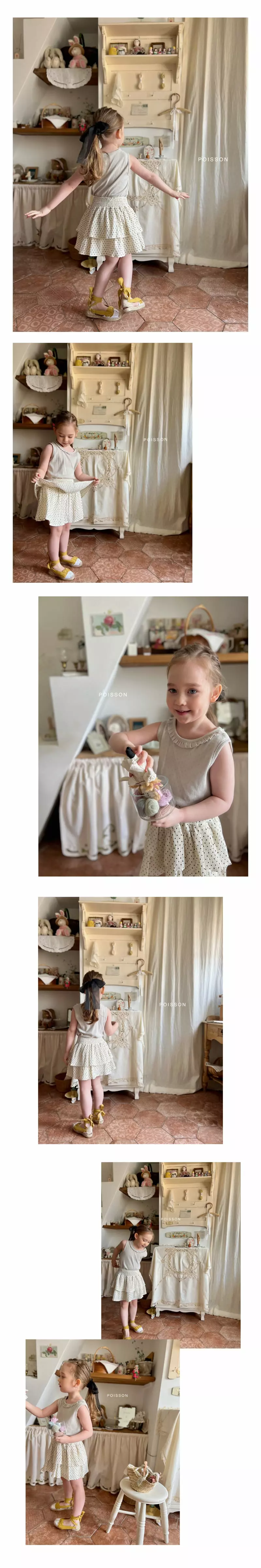 Poisson - Korean Children Fashion - #todddlerfashion - Mue Mue Skirt