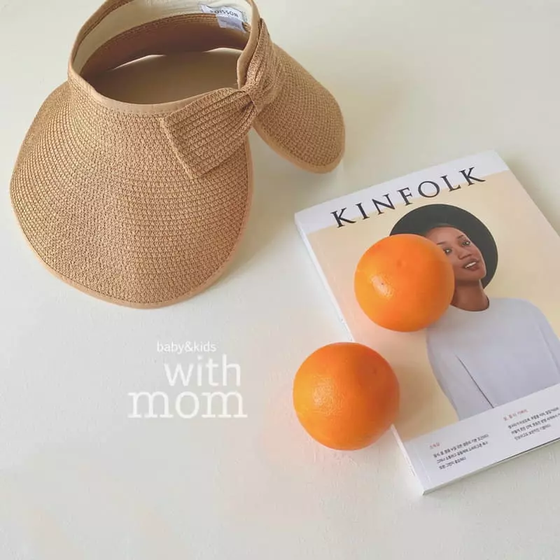 Poisson - Korean Women Fashion - #momslook - Ribbon Sun Cap Mom - 5