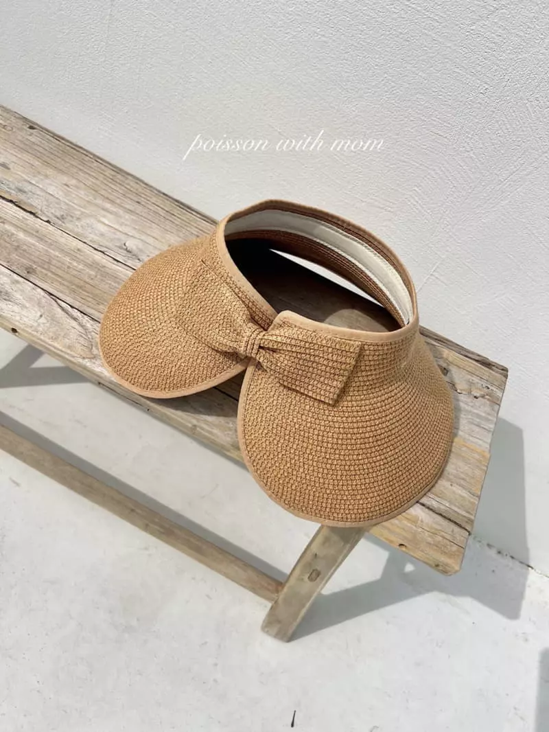 Poisson - Korean Women Fashion - #momslook - Ribbon Sun Cap Mom - 4