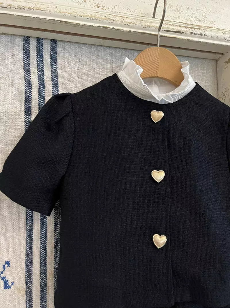 Pourenfant - Korean Children Fashion - #Kfashion4kids - Nelly Twid Top Bottom Set - 11