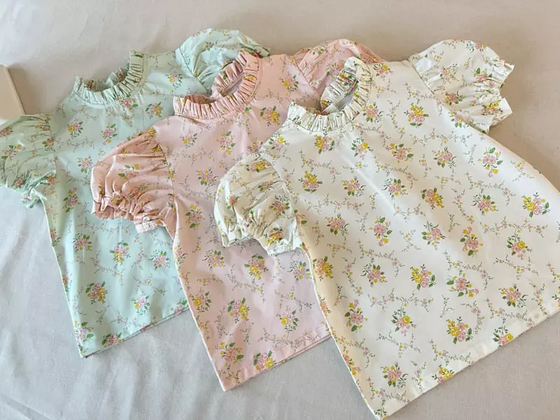 Pourenfant - Korean Children Fashion - #childofig - Railor Garden Blouse - 12