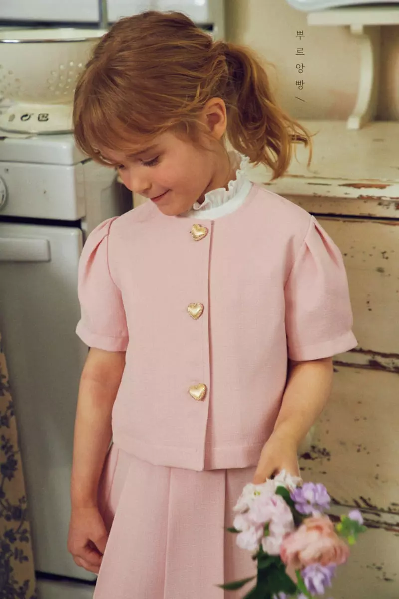 Pourenfant - Korean Children Fashion - #designkidswear - Nelly Twid Top Bottom Set - 5