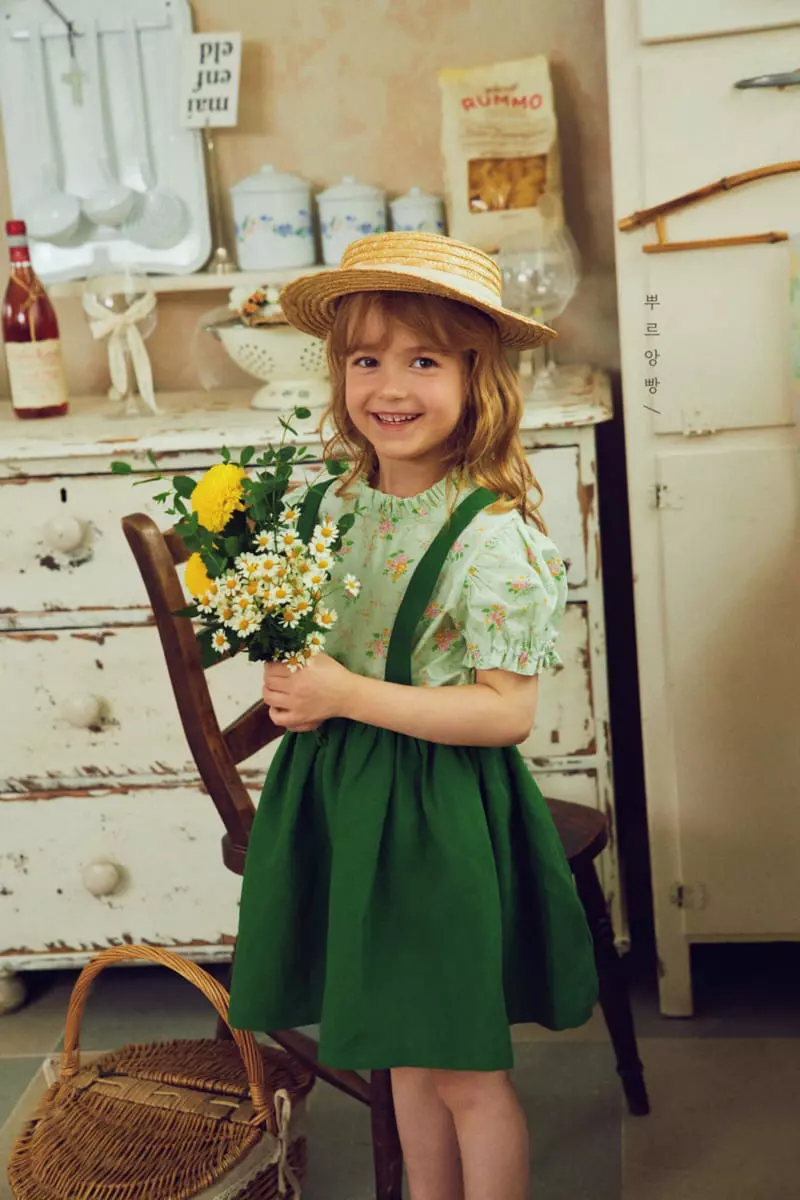 Pourenfant - Korean Children Fashion - #discoveringself - Railor Garden Blouse