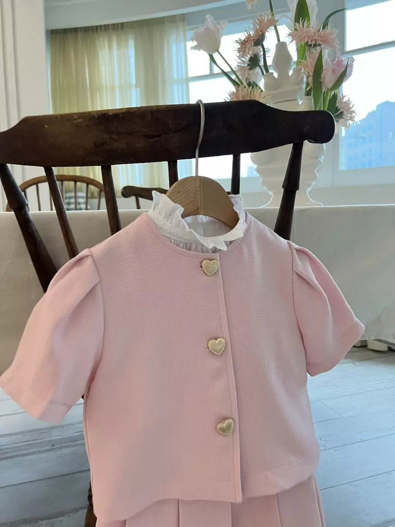 Pourenfant - Korean Children Fashion - #littlefashionista - Nelly Twid Top Bottom Set - 12