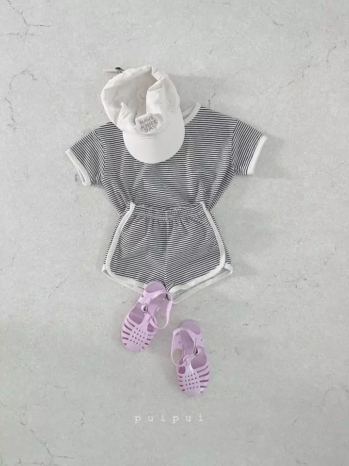 Puipui - Korean Children Fashion - #childofig - Berry Top Bottom Set